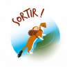 Logo Dynamique Sortir! - PNG